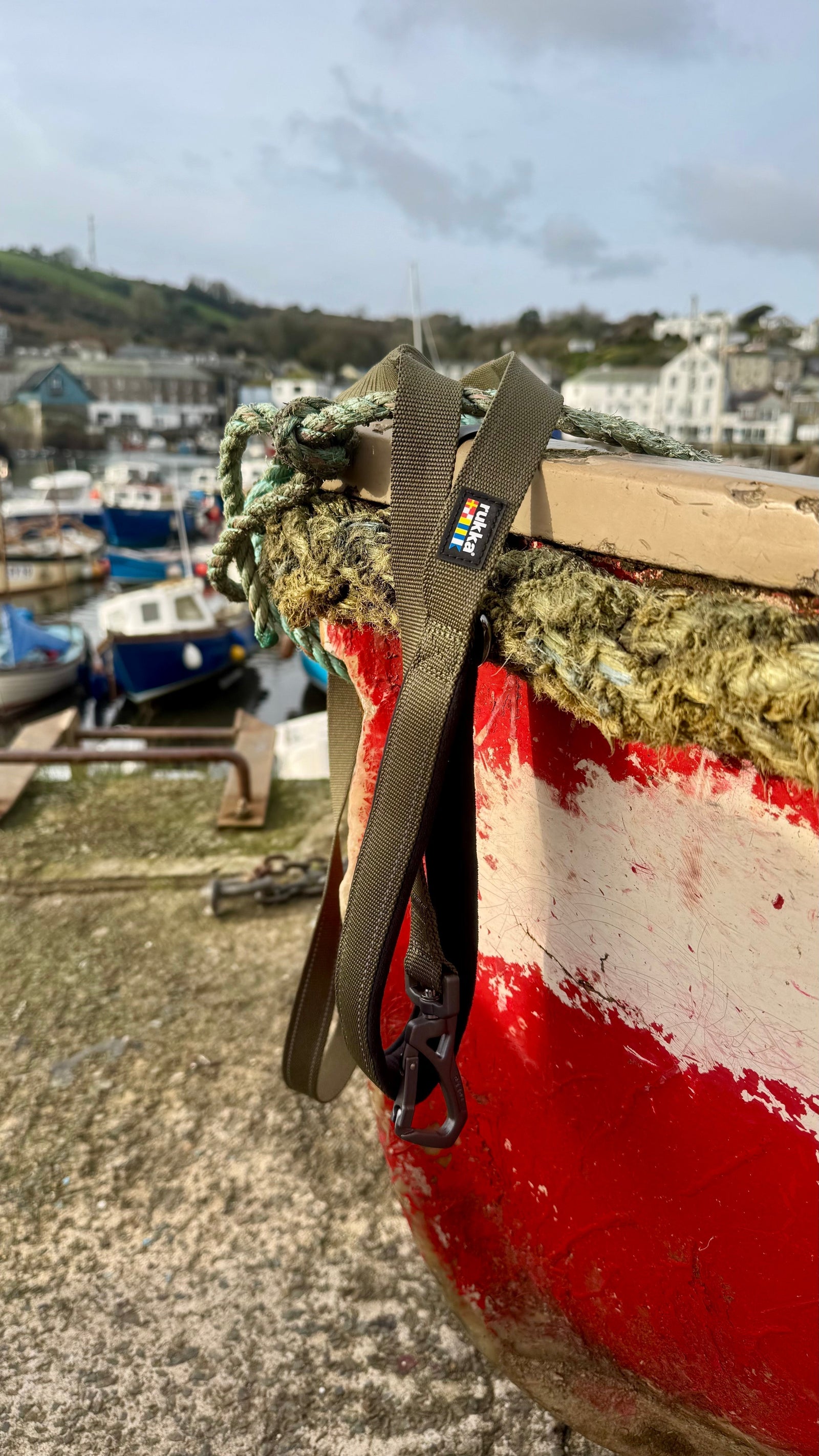 Rukka Pets Bliss-X Leash Mevagissey Harbour